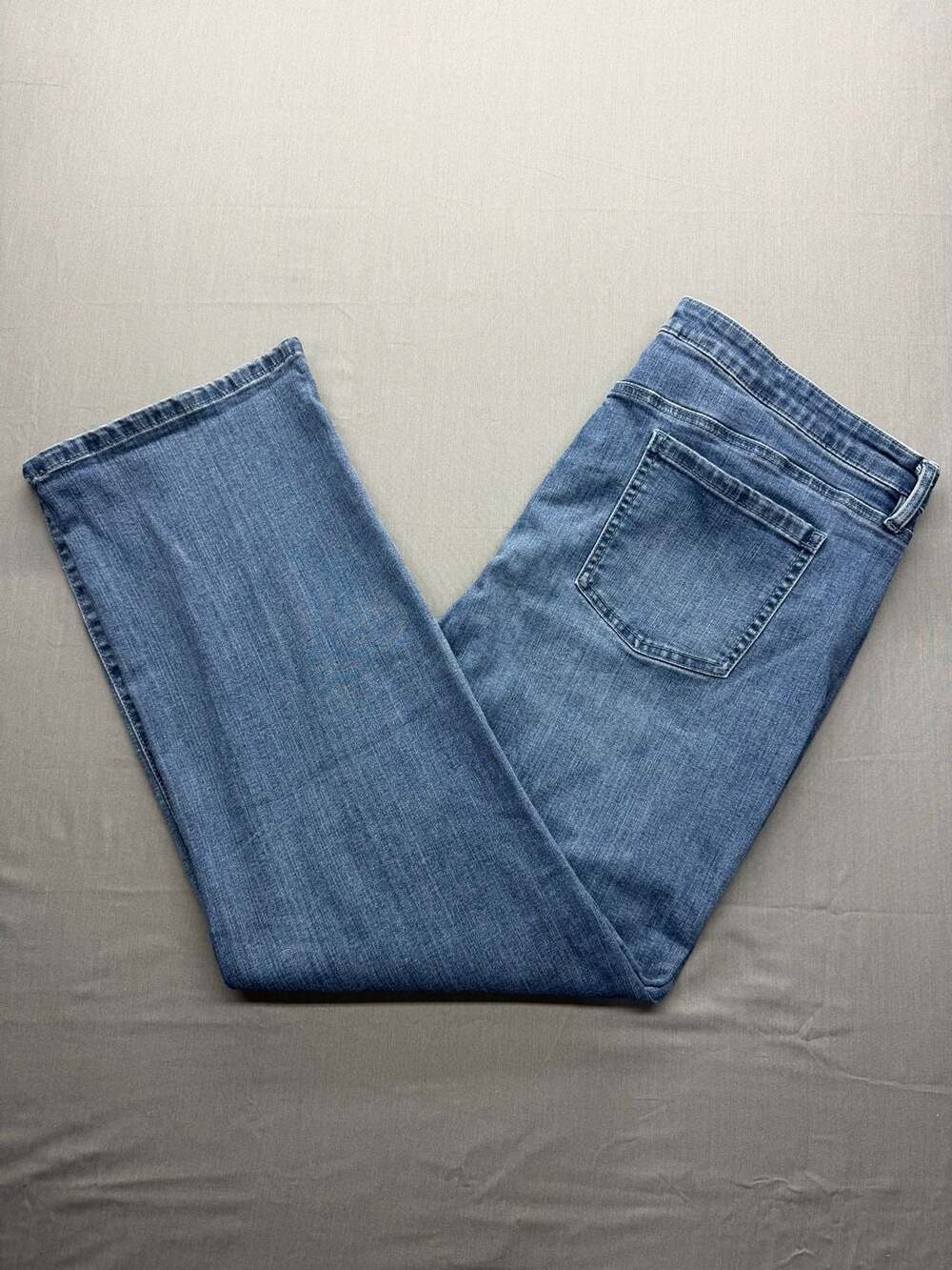 Buffalo David Bitton Alyssa Straight Leg Jeans Size 16/36 Blue Denim